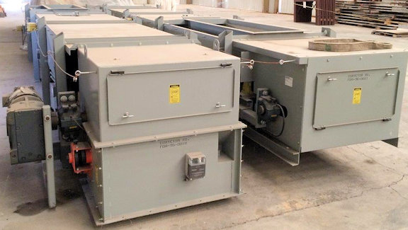 2 Units - Ramsey 36" X 19' Weigh Belt Feeder & Thermo Electron Corp Model 90-100a With Dual 10-101r Belt Scales)